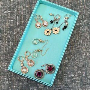 Givenchy, Carole Lee,amethyst lever back earrings